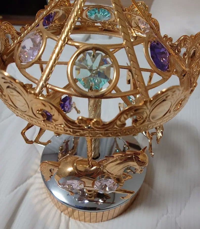 SWAROVSKI メリーゴーランド オルゴール