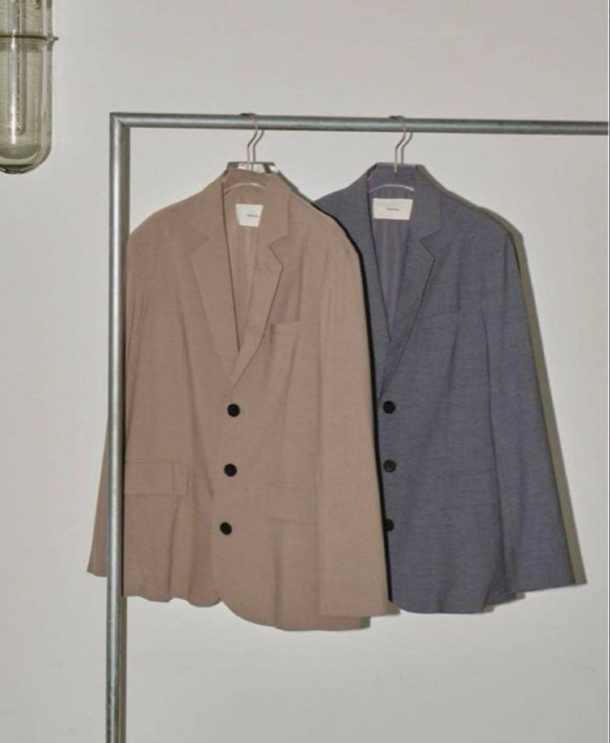 美品 Todayful Heather Over Jacket グレージュ38