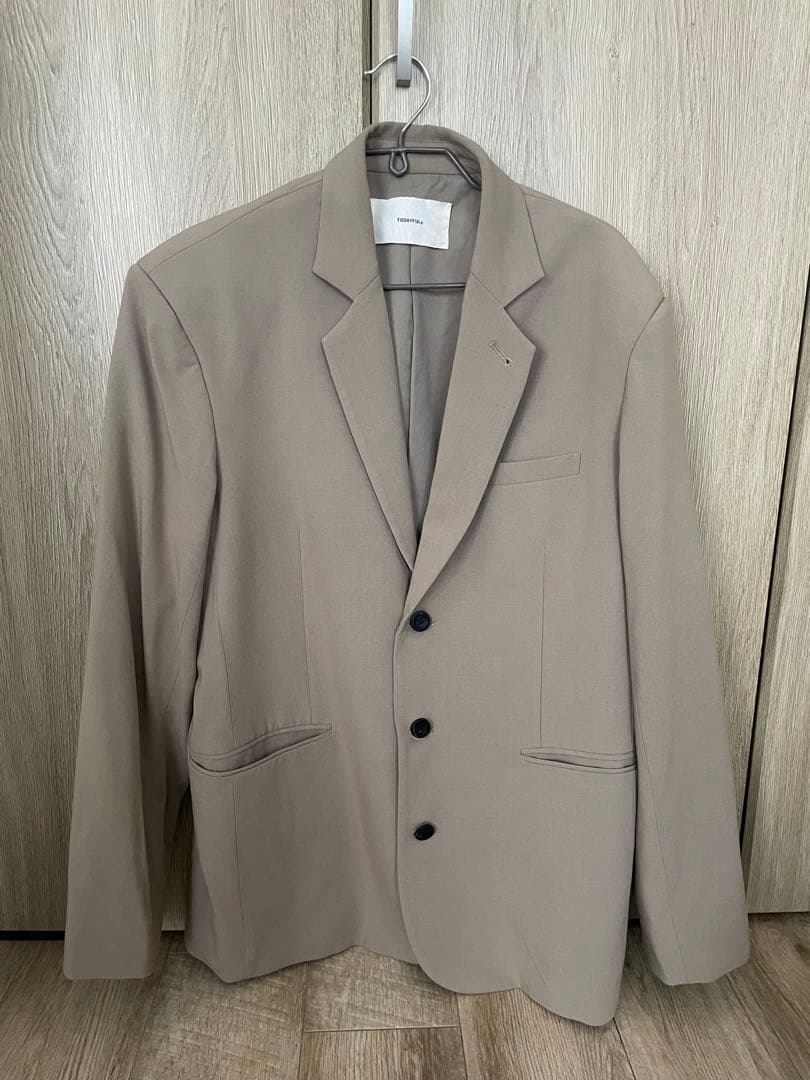 美品 Todayful Heather Over Jacket グレージュ38