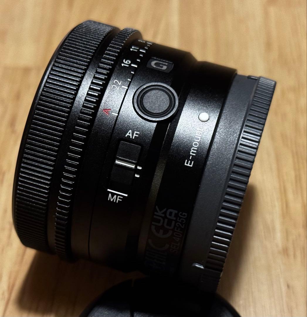 Sony Eマウント 40mm F2.5 G SEL40F25G