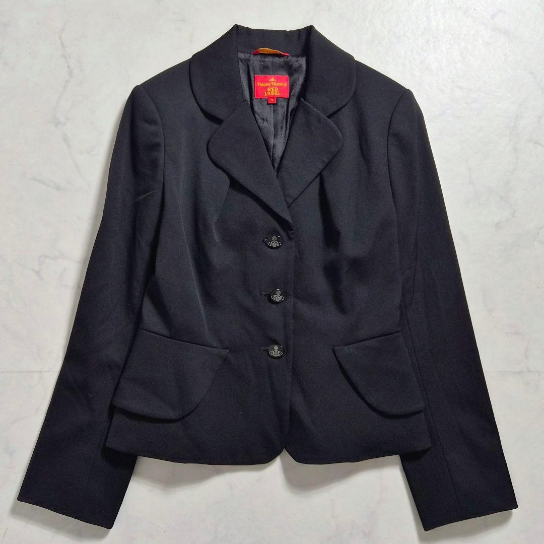 【美品】ヴィヴィアンウエストウッド ラブジャケット オーブ ブラック L