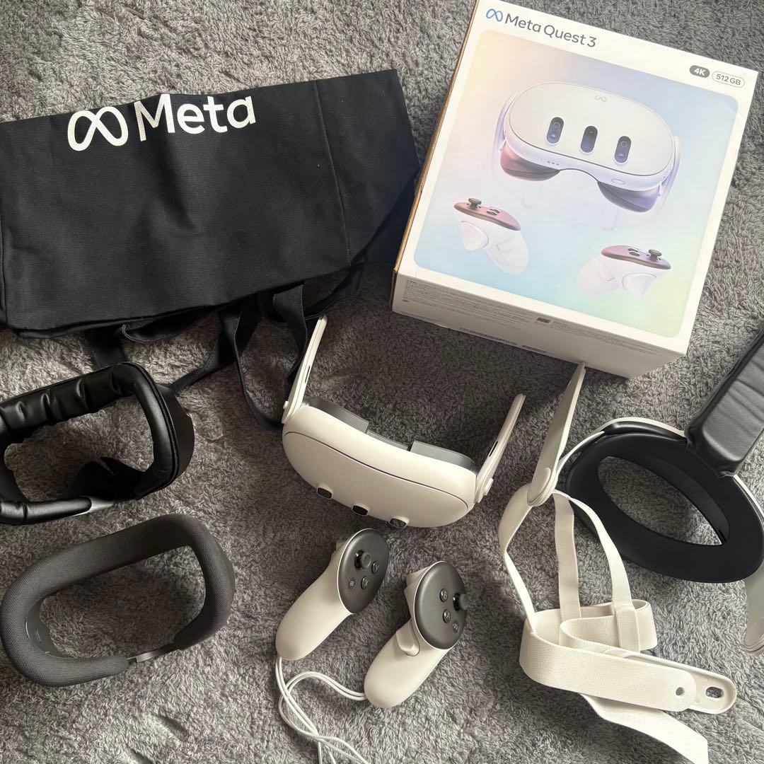 【美品】 Quest 3 512GB 保証書、トートバッグ付