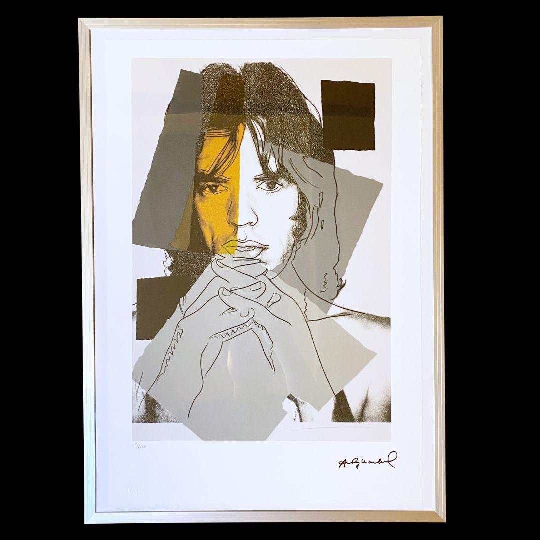 【模写】世界限定100枚! アンディ・ウォーホル ミック・ジャガー リトグラフ