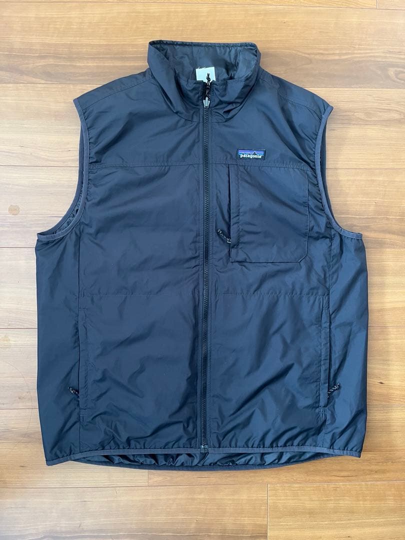 18年 patagonia 黒 ダウンベスト ナノパフ　リバーシブル