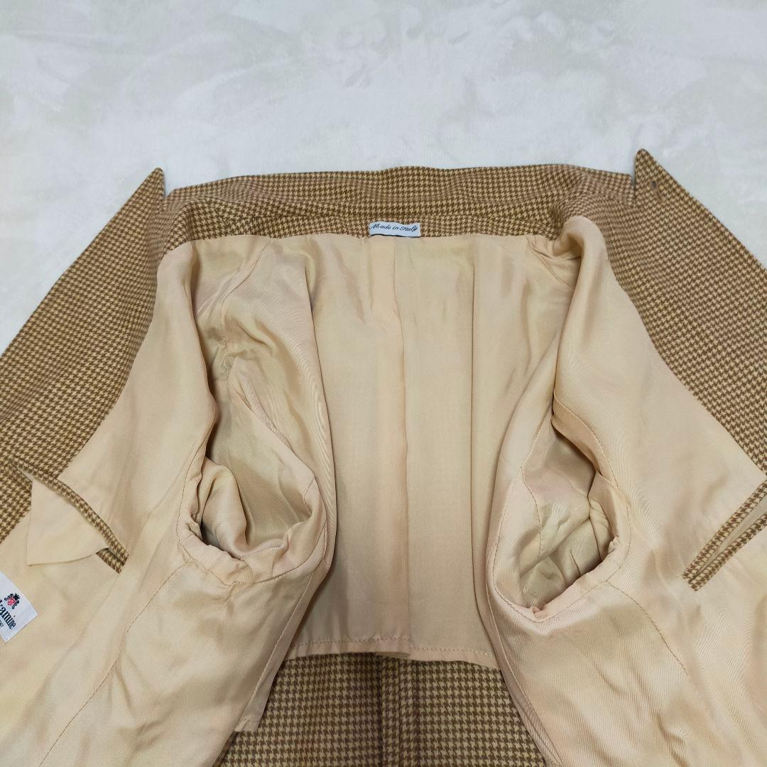美品　イタリア製　Y.Akamine　千鳥格子柄　テーラードジャケット