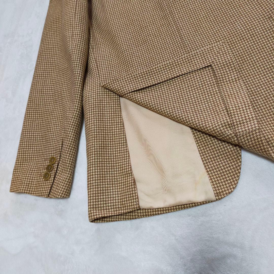 美品　イタリア製　Y.Akamine　千鳥格子柄　テーラードジャケット