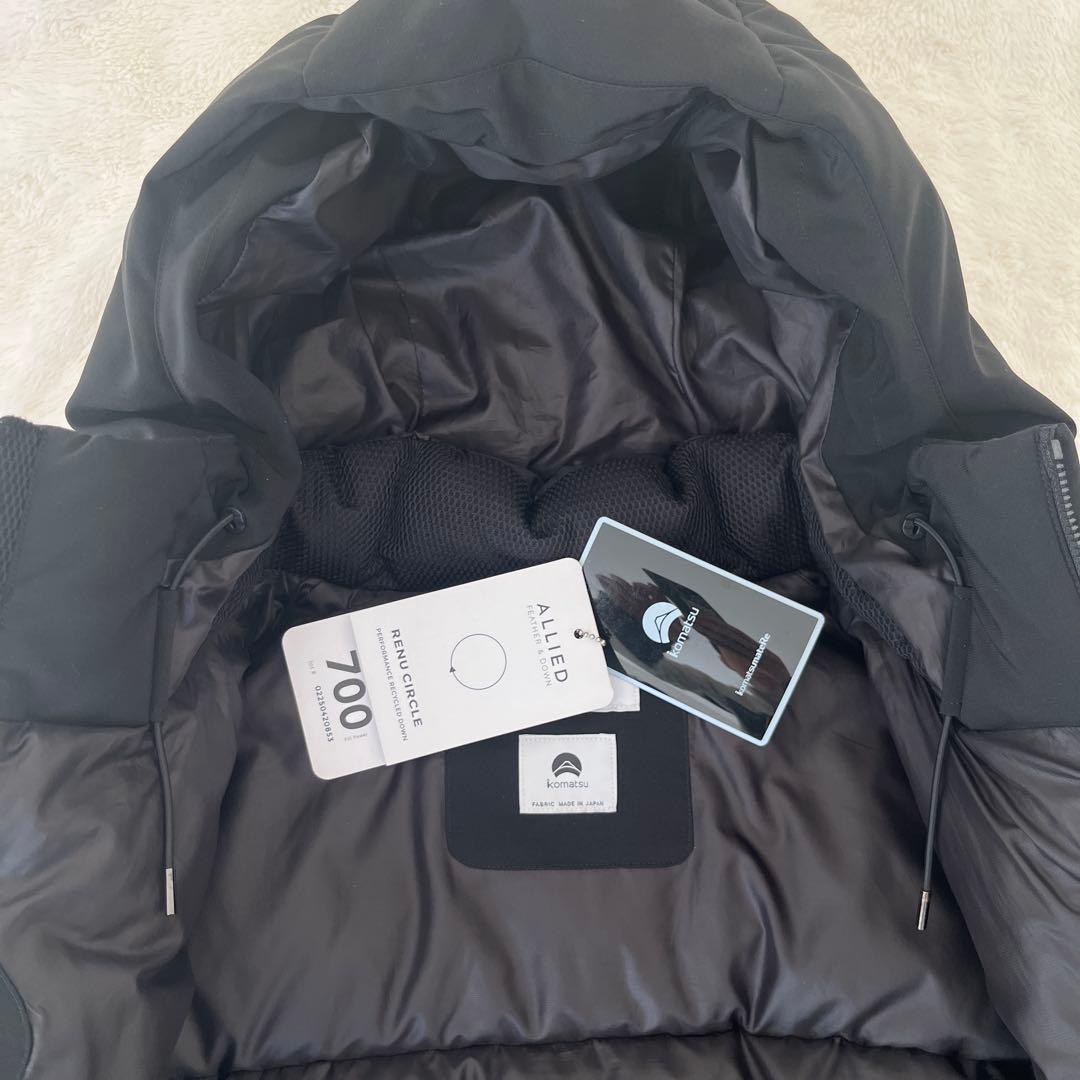 新品タグ付き【BEAUTY&YOUTH】小松マテーレダウンジャケット ブラックL