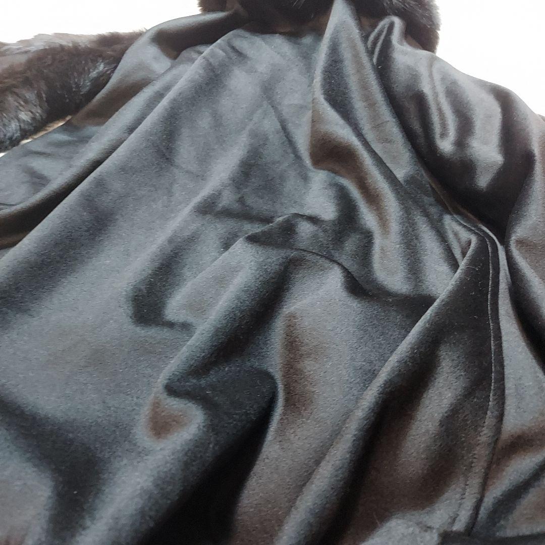 WB　ホワイトベアー　ブルーフォックス　シルク100％　ポンチョ　希少デザイン