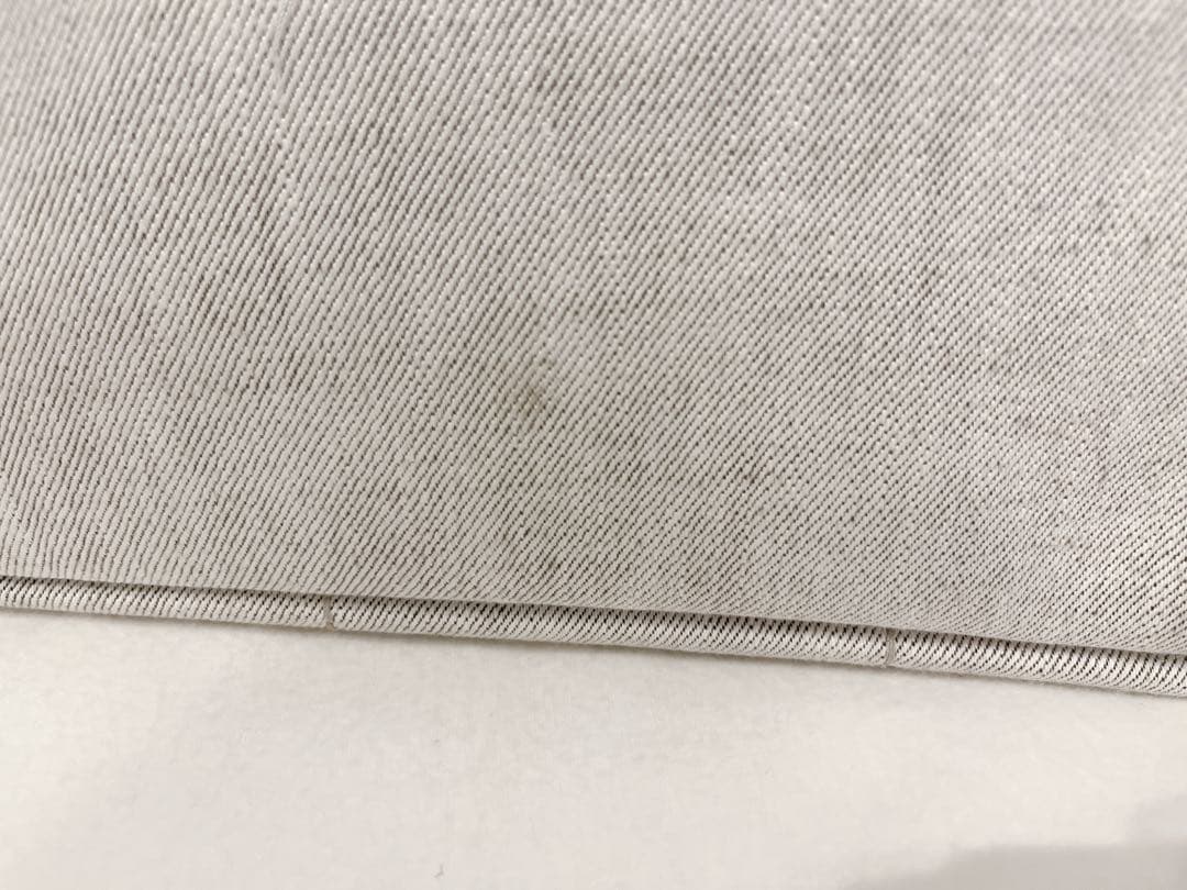 PRADA デニムトートバッグ M カナパ ビアンコ