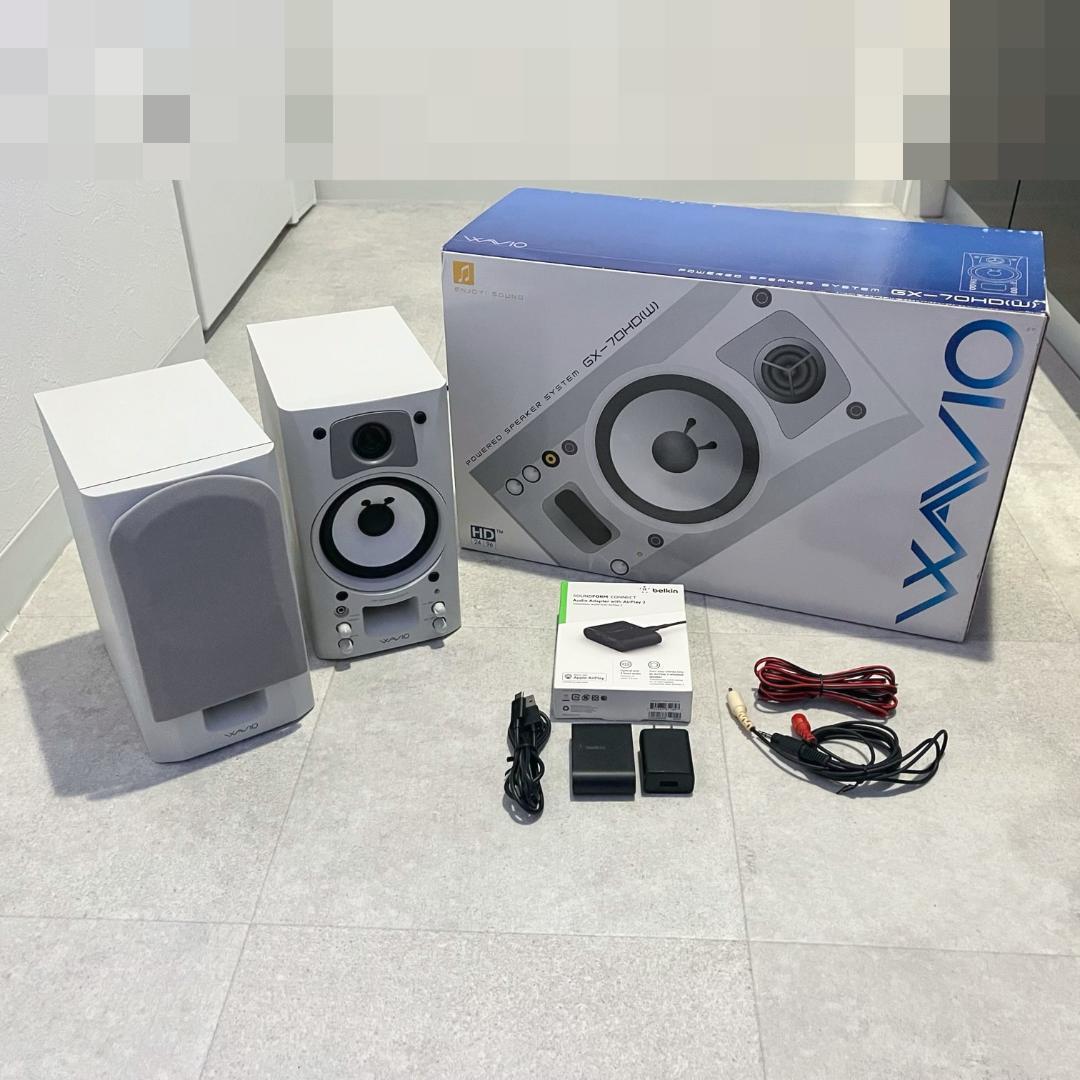 ONKYO GX-70HD スピーカー ＋ AirPlay2対応Belkin接続