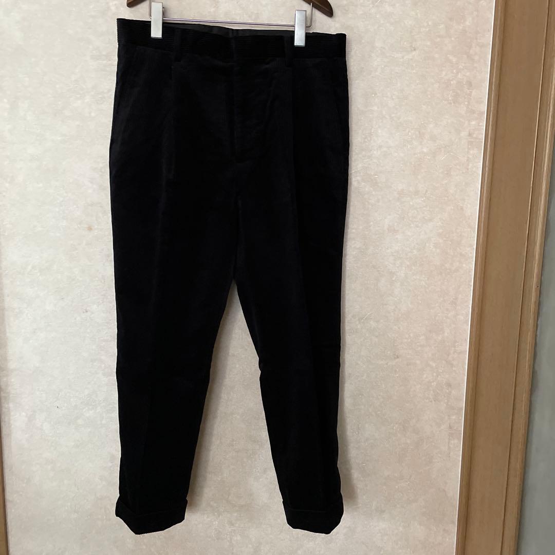 ぼんこ　ワコマリア　黒 コーデュロイ パンツ　　 ブラック