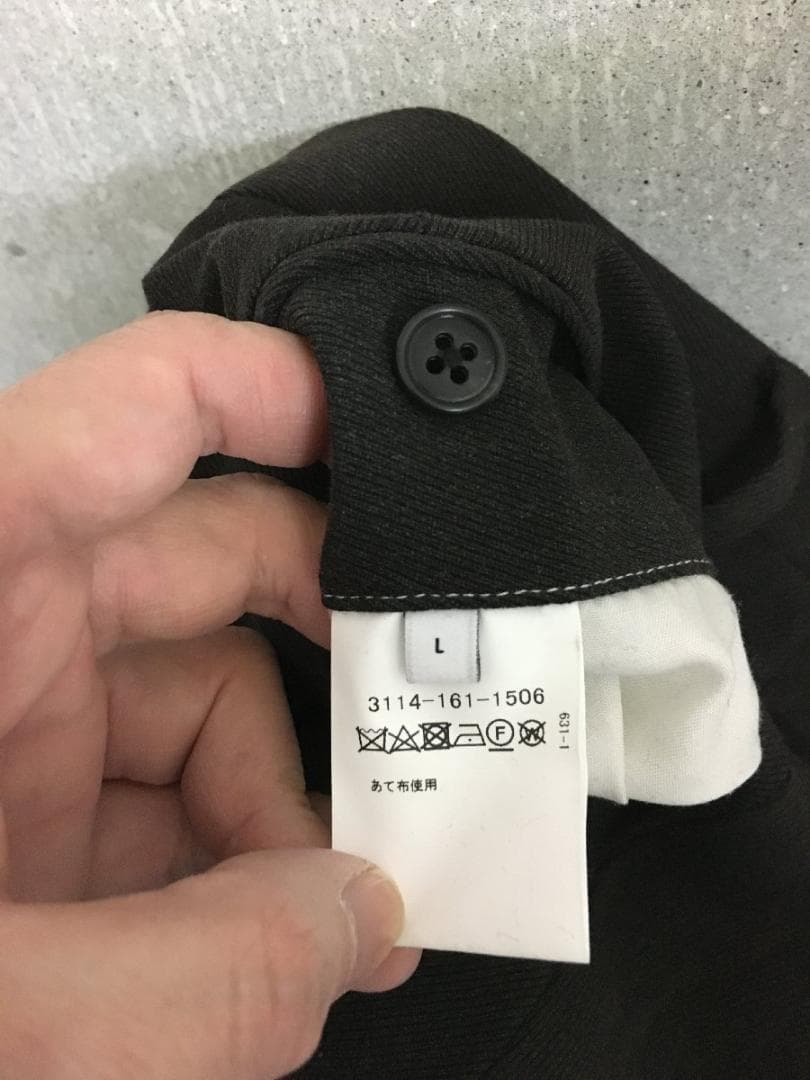 アローズグリーンレーベル 美品 ダブルブレスト ストレッチカルゼ セットアップ