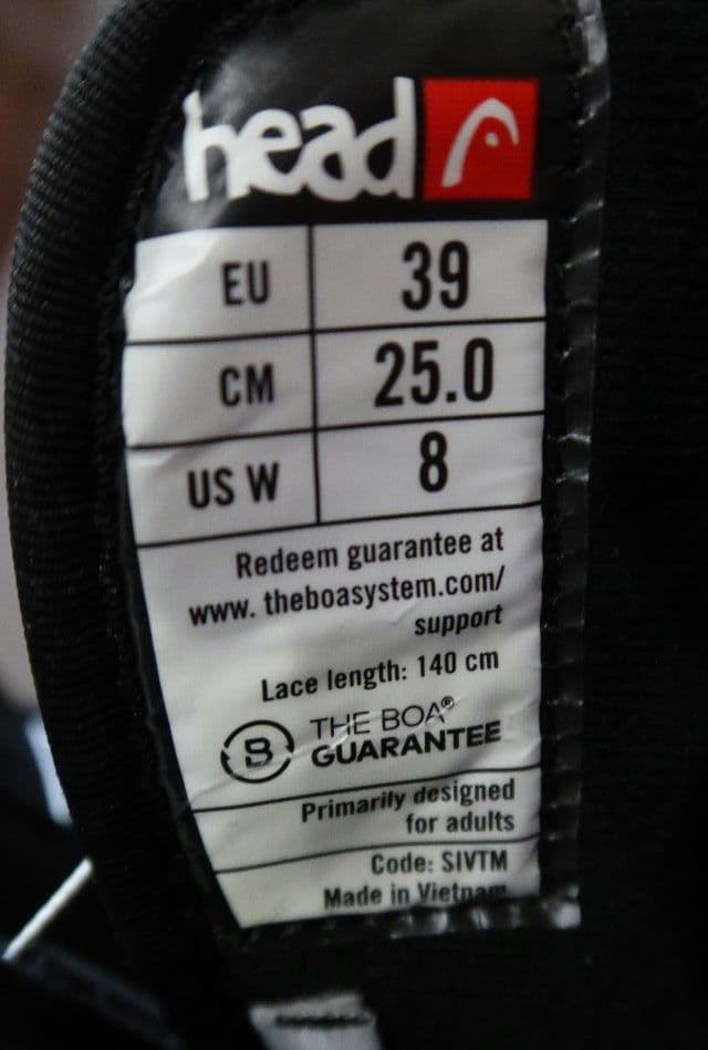 女性用スノーボードブーツ ボアシステム ブラック