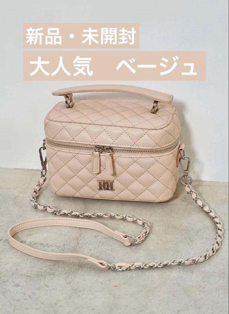 Darich キルティングショルダーミニバッグ BEG