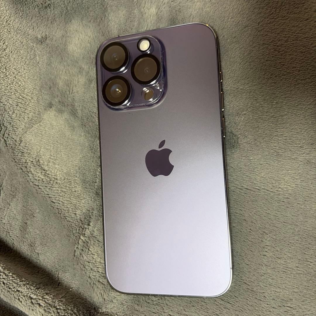 美品 iPhone14pro 128gb SIMフリー ガラス＆カメラフィルム付