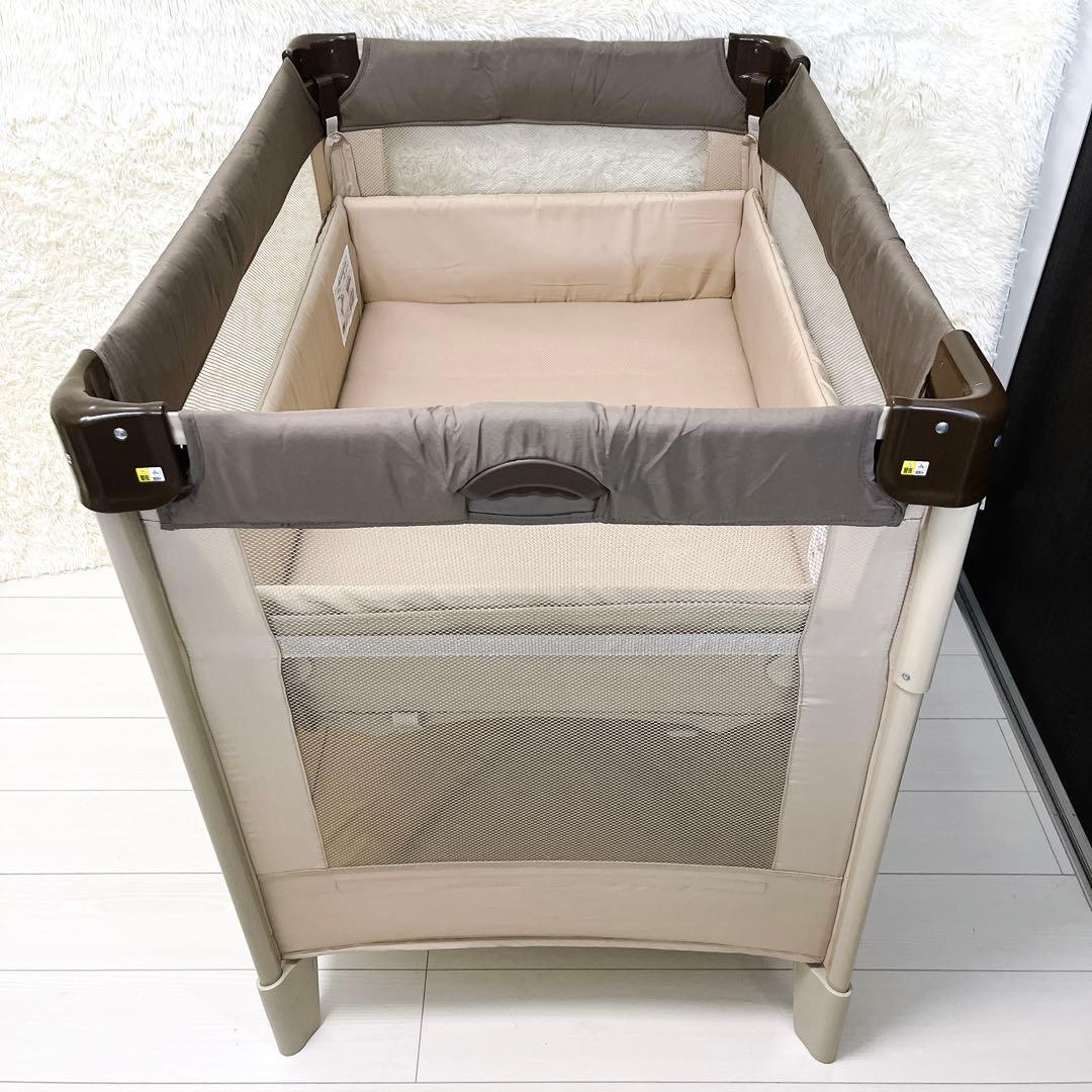 Aprica アップリカ ベビーベッド ココネルエアー ココア 美品