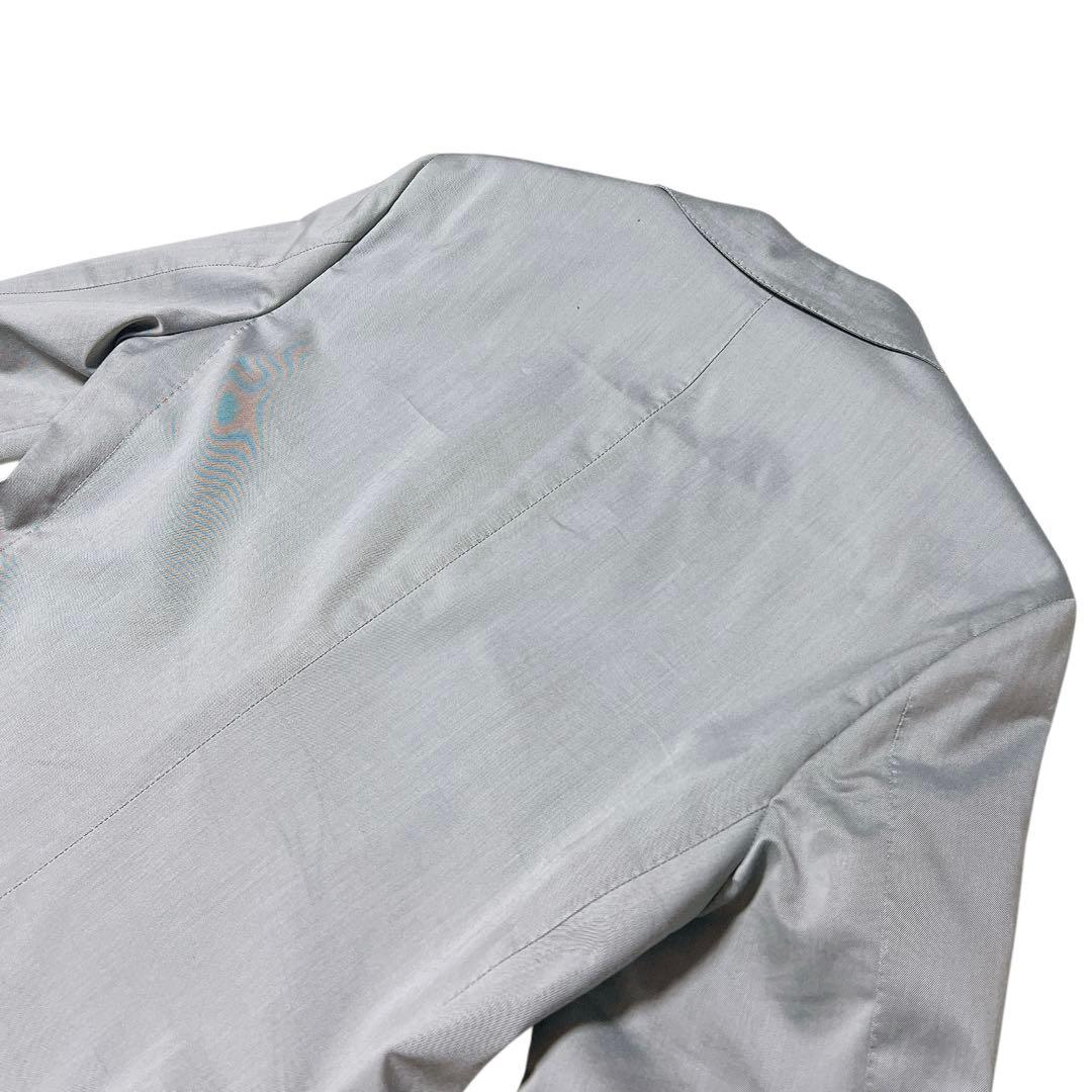 極美品 バーバリーブラックレーベル スーツセットアップ パンツタグ付 グレー M