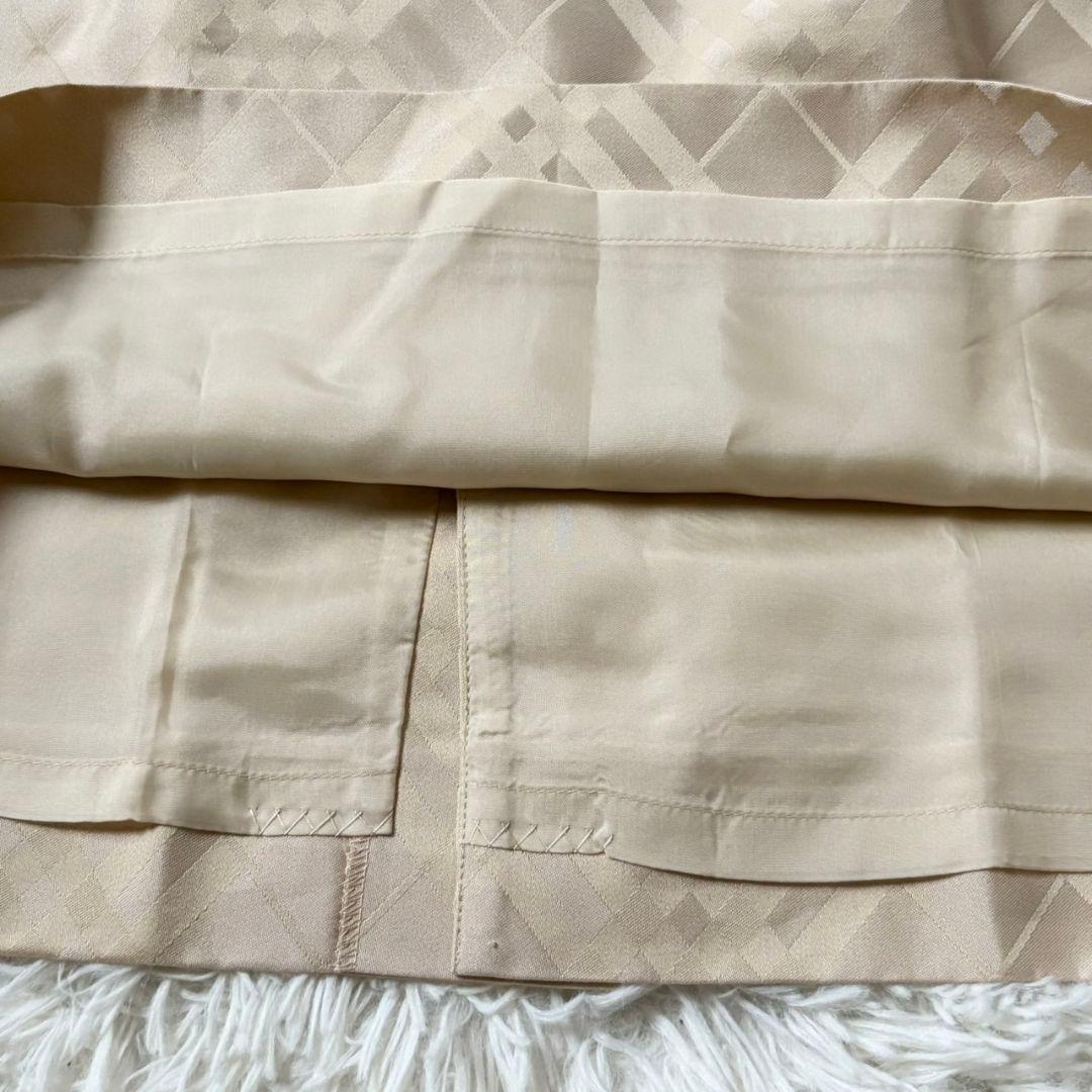 未使用級 バーバリー ロンドン スーツ セットアップ スカート チェック ベルト