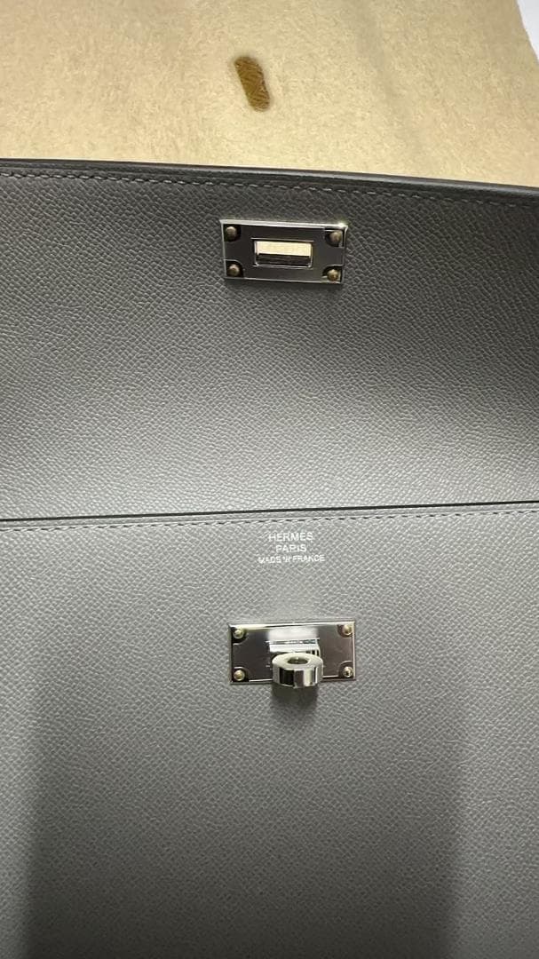 新品未使用　HERMES エルメス ケリーポケットロング 　B刻