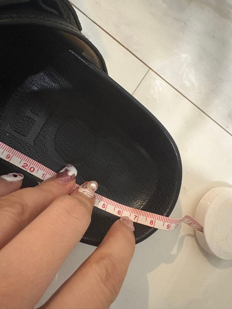 正規品　ロエベ　アナグラム　ユニセックス　サンダル　41 黒　ブラック　本革