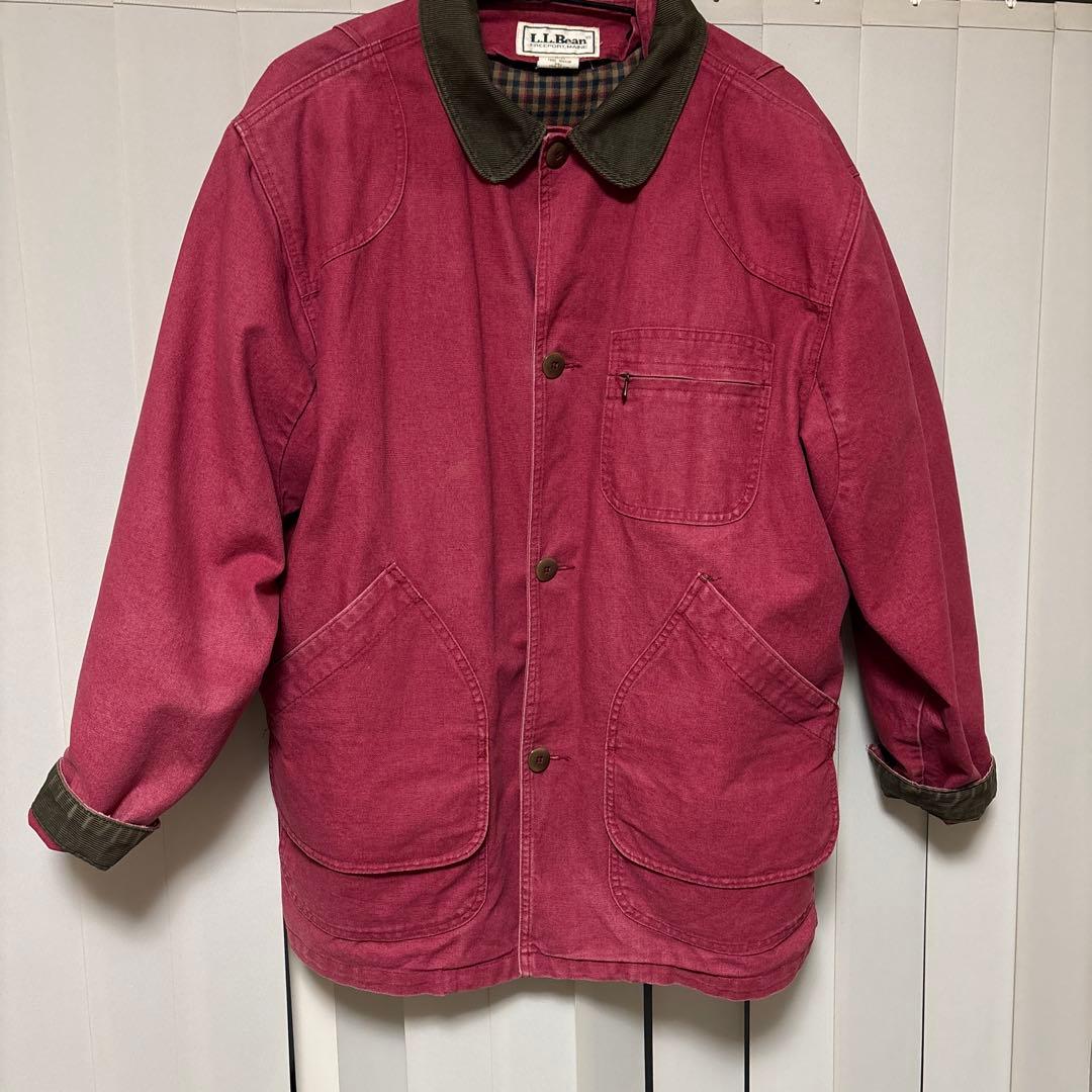 80s L.L.Bean ダックハンティングジャケット USA製 バーガンディ