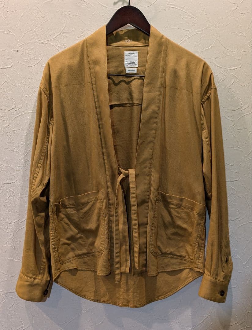 VISVIM ラモシャツ 　イエローベージュ　サイズ1