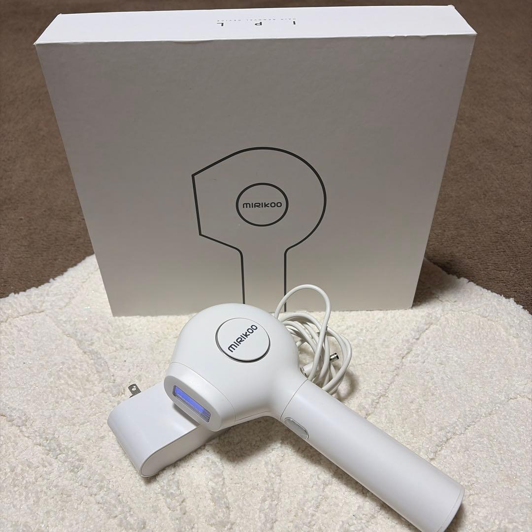 【最終値下げ】顔周り・髭脱毛にも◎ MIRIKOO IPL脱毛器 付属品・箱付き