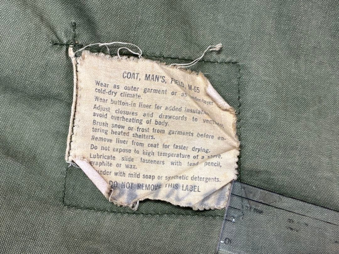 60s M-65フィールドジャケット　2nd　XS/R　アルミジップ