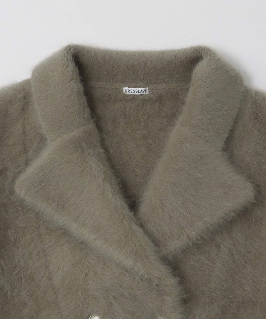 DRESSLAVE fox cashmere short ｗ jacket