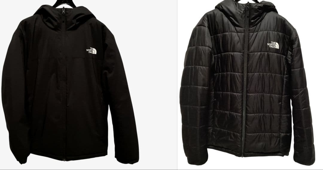 美品 ノースフェイス リバーシブル ダウンジャケット 黒 ジャケット