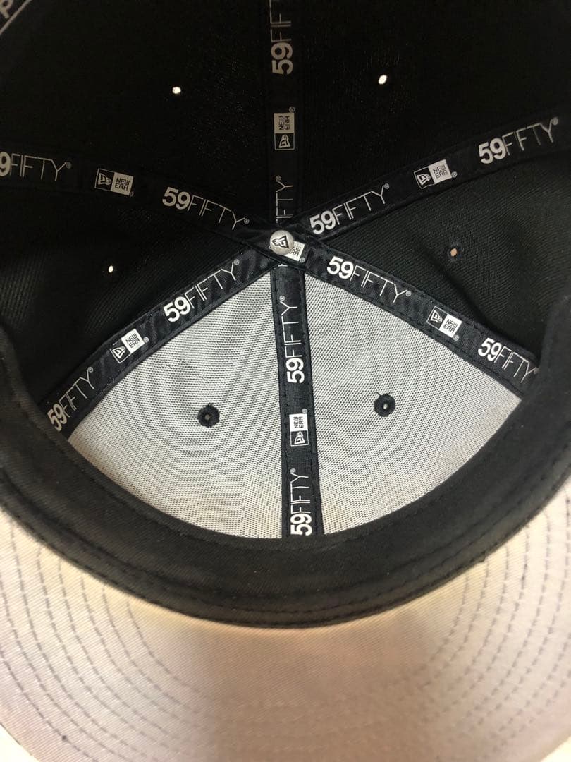 j*a様 supreme new era Sロゴツノ　キャップ