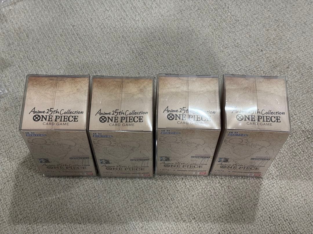 未開封Anime25thCollection 4BOX ワンピース