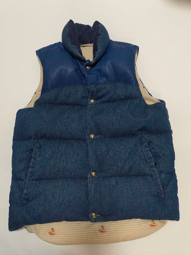 ビームスREMI RELIEF / Denim Down Vest