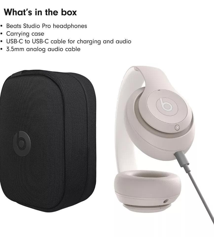 新品未開封 Beats Studio pro ヘッドホン サンドストーン