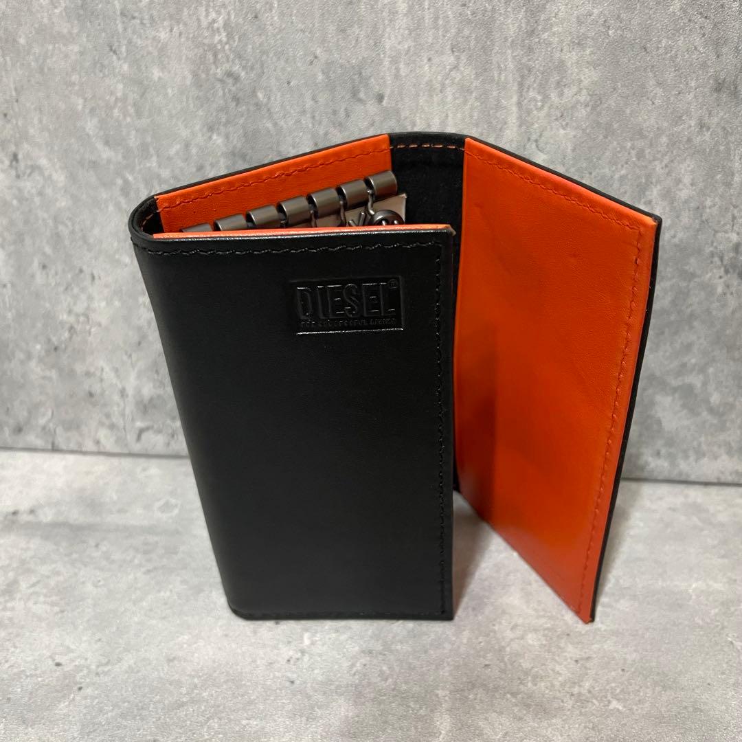 未使用✨ 保管品 DIESEL ディーゼル レザー キーケース 6連 ブラック