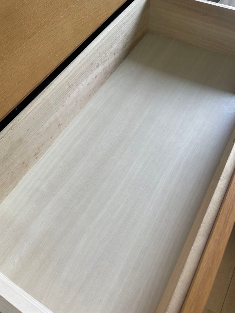 無印　チェスト　オーク材