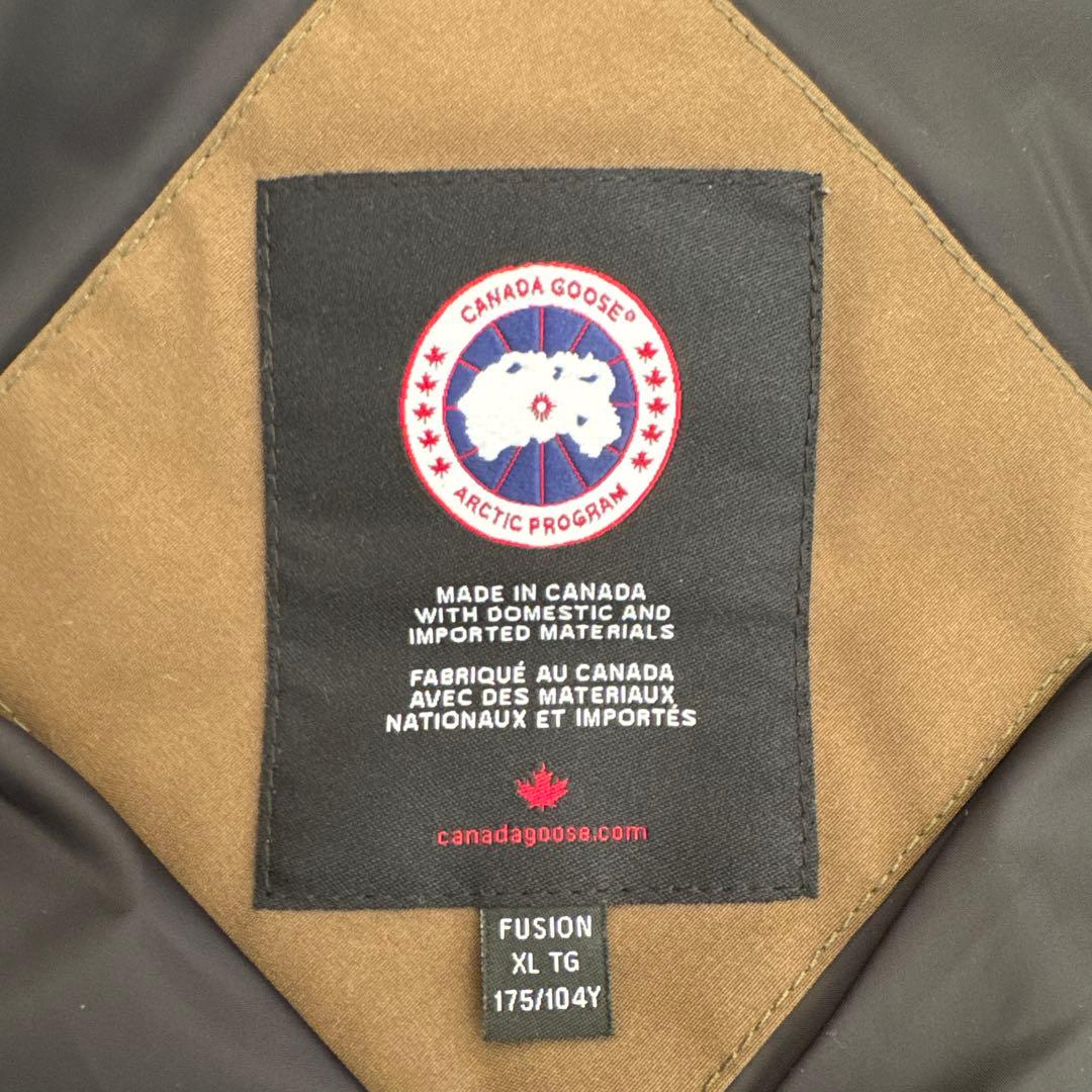 【美品】カナダグース マクミランパーカー カーキXL