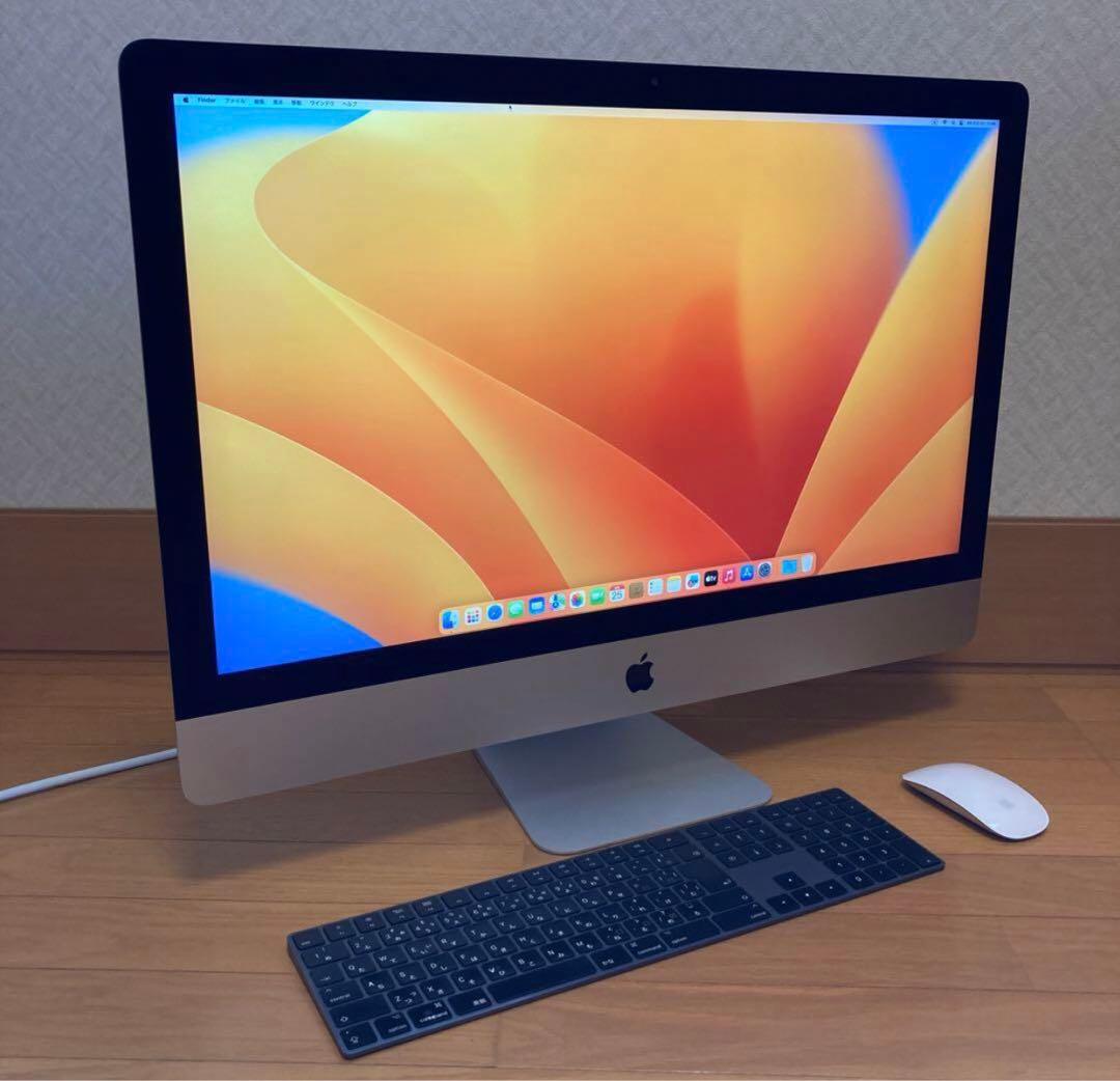 美品｜iMac Retina 5K 27｜2017｜Intel i5｜1式セット