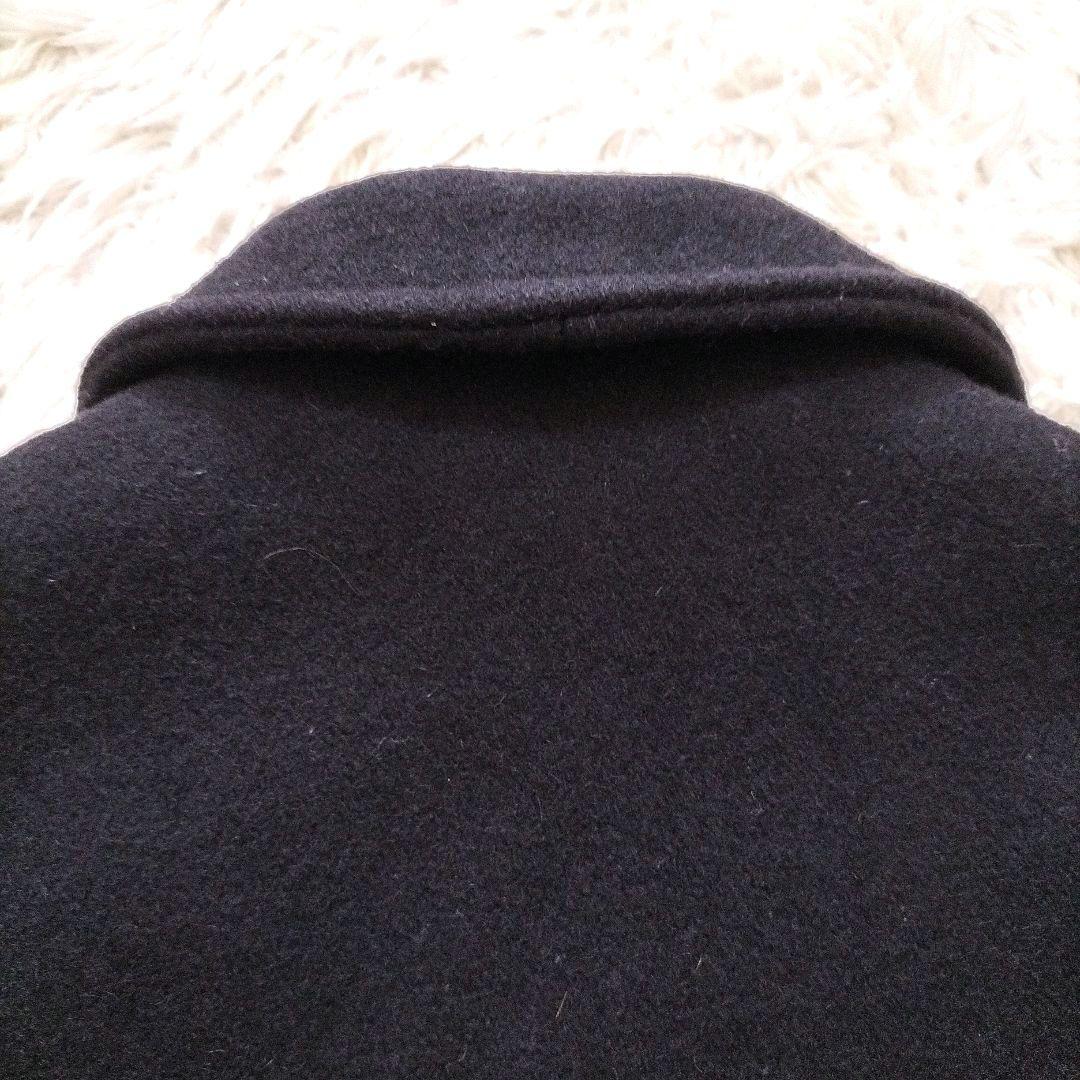 美品 USA製 ショット 740N メルトンウール ピーコート ブラック 20