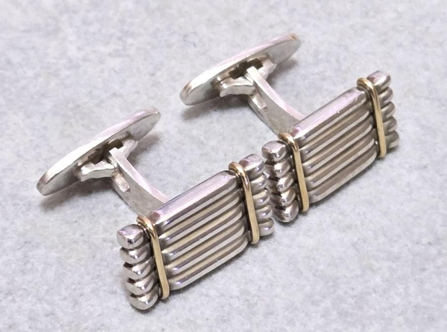 ジョージジェンセン　SV925　タイピン、カフスセット　42218