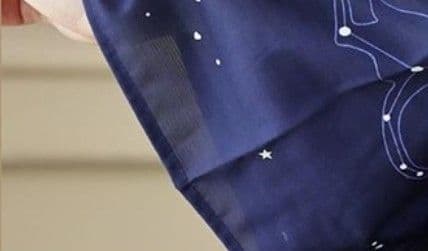 速乾浴衣星座ねこ紺色猫柄洗える着物星柄夏着物水玉模様紺地ネコ柄ネイビー白ドット柄