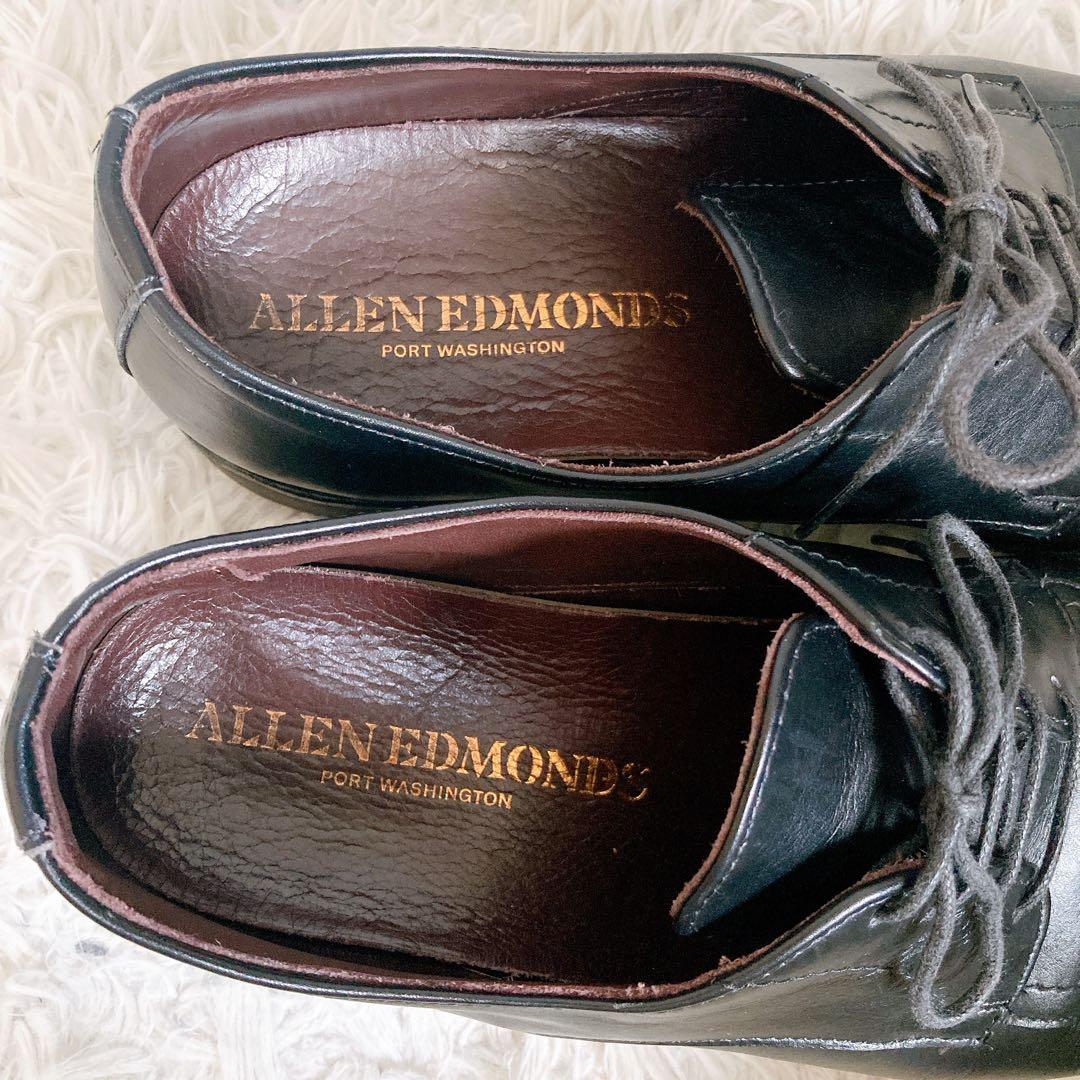 【美品】ALLEN EDMONDS Uチップドレスシューズ サイズ9