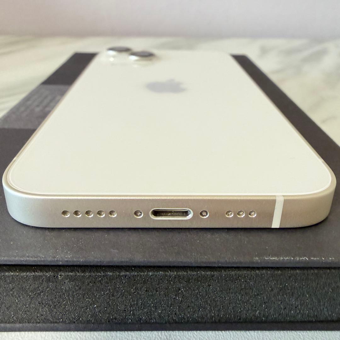 極美品♡iPhone 13本体♡86%スターライト 128GB ガラスフィルム付