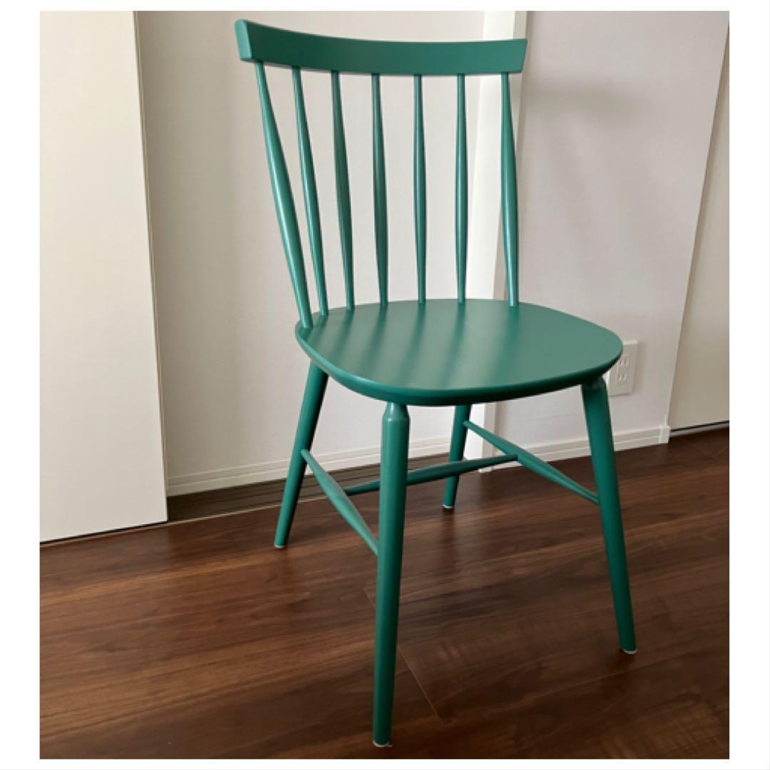 mika*さま専用　グリーンダイニングチェア