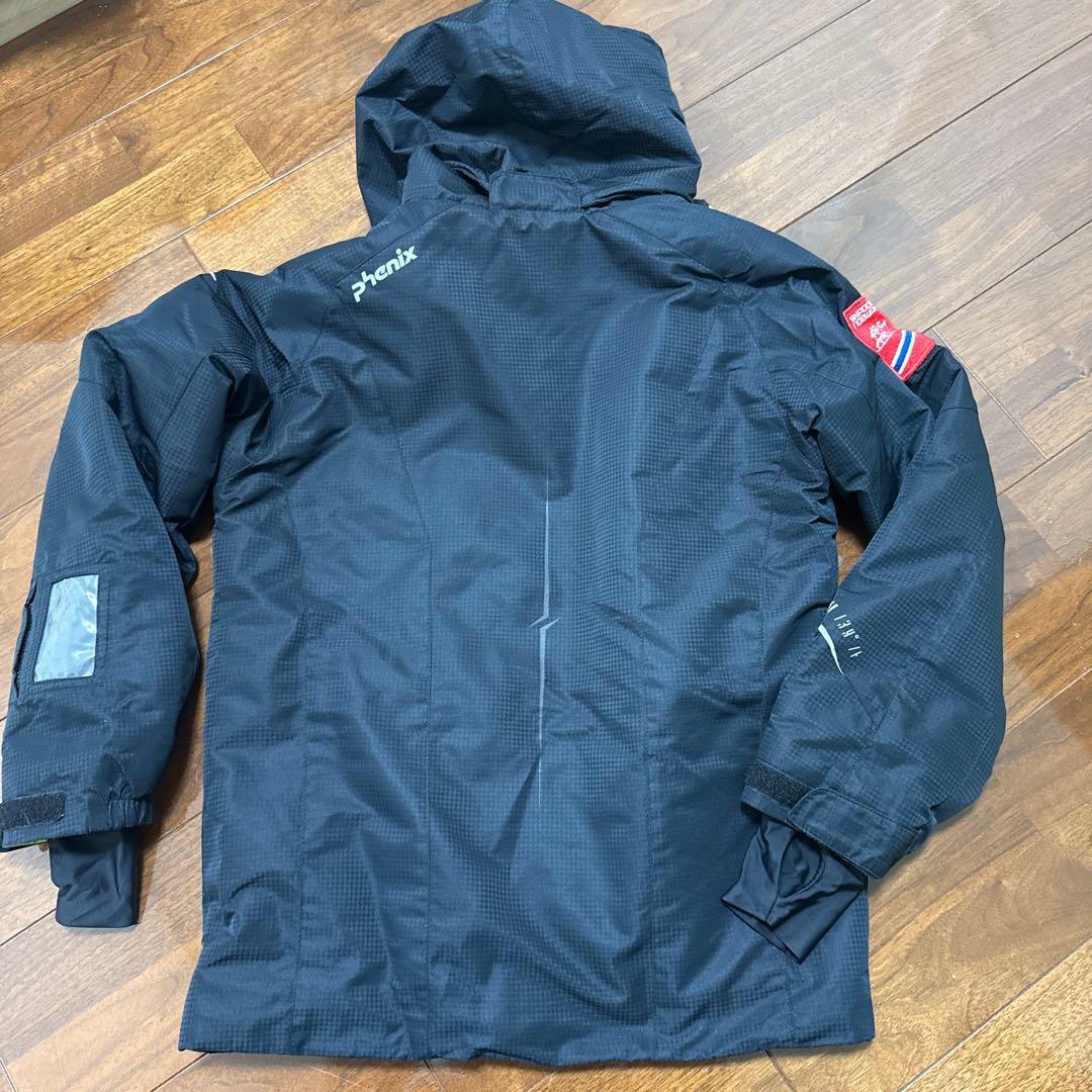 phoenix スキーウェアセット 160 黒/黄