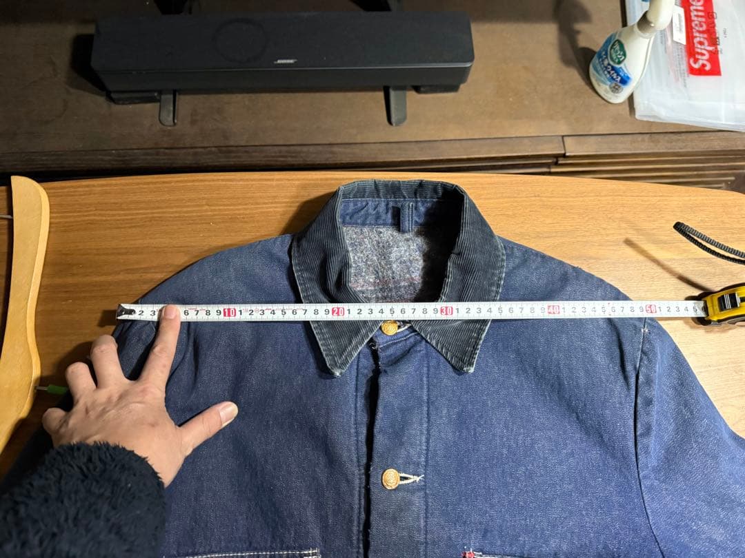 Wrangler デニム カバーオール ネイビー 4ポケット