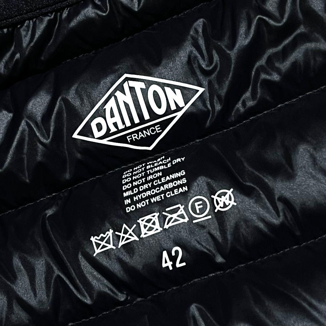 【極美品✨️】【42】DANTON インナーダウンベスト メンズ