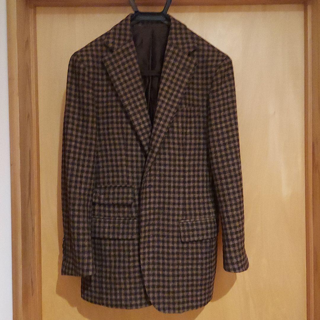 1/3まで値下げ De Petrillo デペトリロ 44 ブラウン チェック