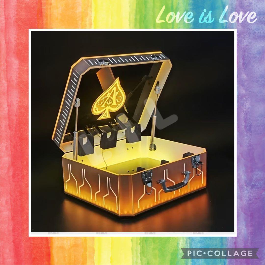 ⭐️アルマンドシャンパン⭐️LED照明付￼ボトルプレゼンター⭐️アタッシュケース⭐️