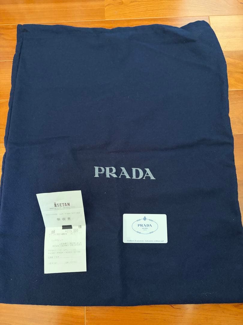 PRADA Re-Nylon xサフィアーノレザー バックパック